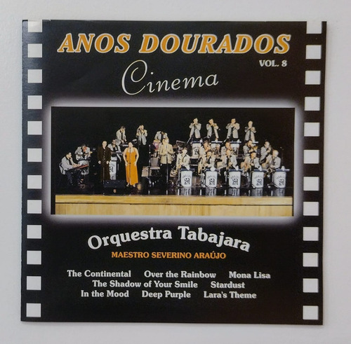 Cd Anos Dourados Orquestra Tabajara Cinema Vol 8