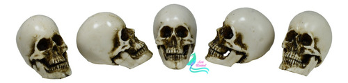 Cráneo Mini De Resina Collar Calavera Articulado 10 Piezas