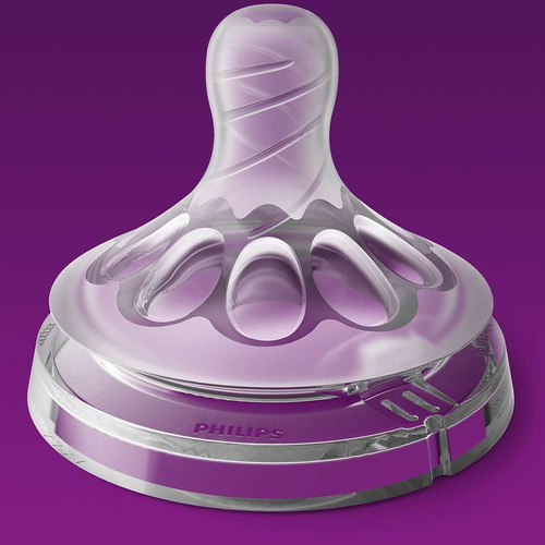 Imagen 2 de 6 de Chupos Tetinas Teteros Avent Natural Etapas 0+ 1m+, 3m+, 6m+