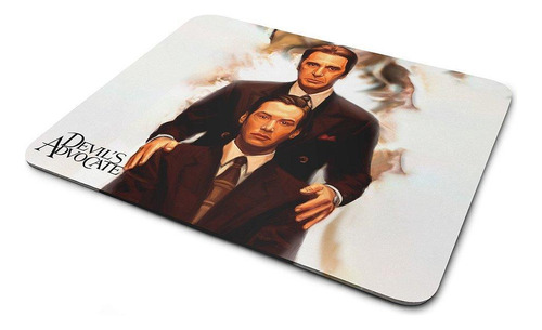 Mouse Pad Advogado Do Diabo Mod5 19x23cm Cor Branco