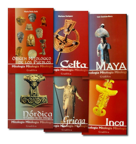 Colección Mitología De Civilizaciones Pack 6 Libros Gradifco