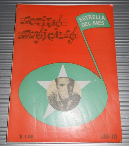 Antigua Revista Notitas Musicales Rock Elvis Presley 1959