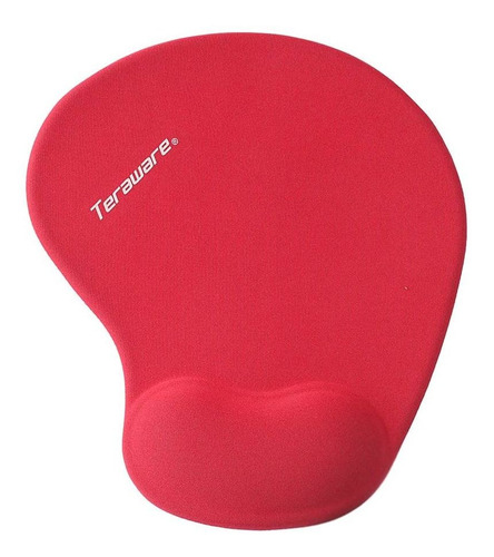 Mouse Pad Diseño Ergonómico Con Soporte De Gel Color Rojo