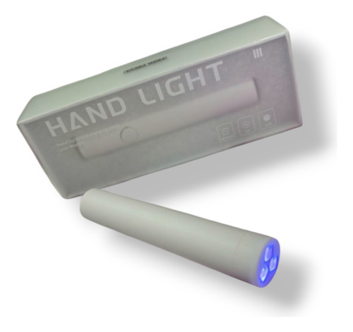 Mini Cabina De Uñas Led Uv Portátil Paris Night Usb Blanco