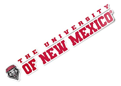 University Of New Mexico Unm Lobos Name Logo Vinyl Deca...