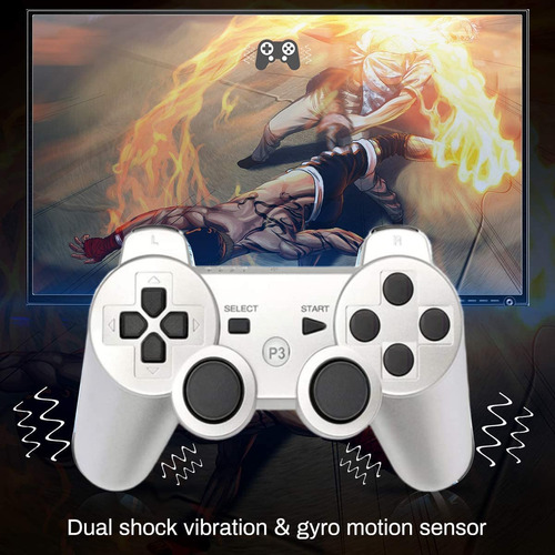 Controlador Inalámbrico Ps3 Con Carga Usb Para Consola