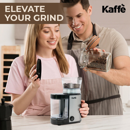 Molinillo Eléctrico De Café Con Rebabas Planas 155 Gramos