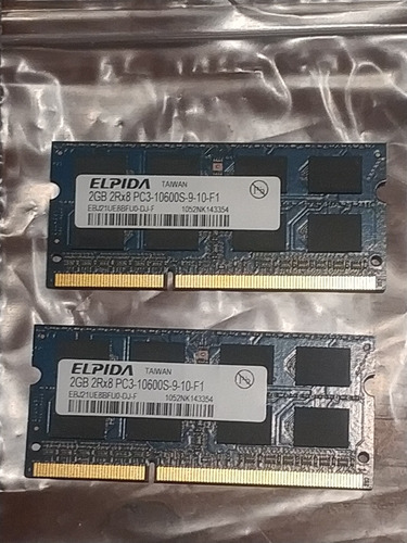 Memoria Ram Elpida 2gb Pc3 10600