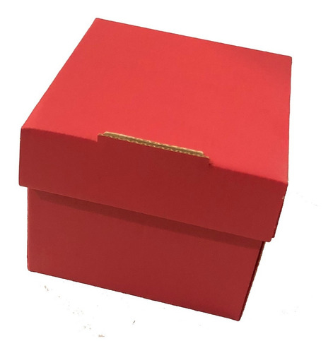 Pack 50 Un Cajas 12x12x12 Cm Color Rosa Magenta Rojo/m Cs 