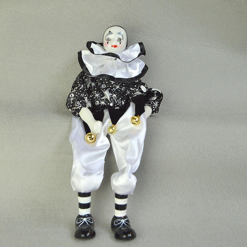 Muñeca De Bufón De, Muñeco De Arlequín, Figura De Adorno