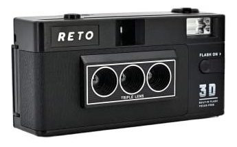 Cámara De Cine 3d Reto Reto3d De 35 Mm, Efecto 3d Retro Lent