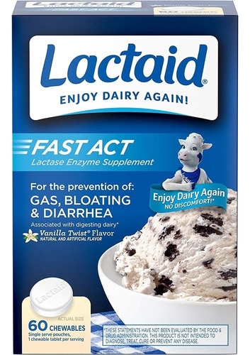 Suplementos Alimenticios Lactaid Fast - L a $185975