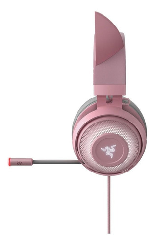 Imagen 5 de 9 de Auriculares gamer Razer Kraken Kitty quartz con luz rgb LED