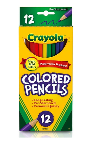 Lapices De Colores Crayola 12 Unidades