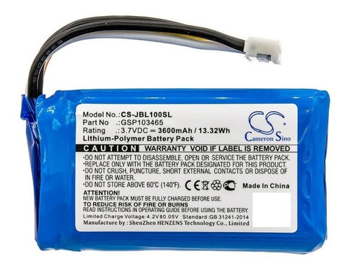 Acumulador P/ Parlante Jbl Link 10 3600mah Part No Gsp103465