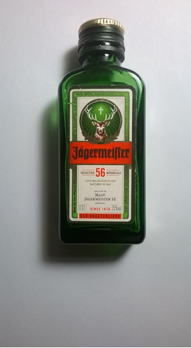 Botellita Miniatura Vacía Jagermeifter