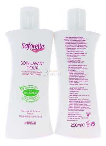 Saforelle Gentle Cleansing Care 2x250ml By Saforelle