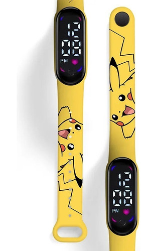 Reloj Digital Para Niños Pokemon Pikachu Pantalla Touch