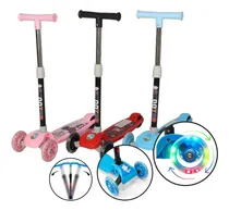 Comprar Tripatín Scooter Monopatín Para Niños Con Luces 3 Colores