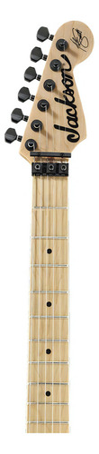 Guitarra Jackson Adrian Smith Sdx Mn Blancanieves con negro