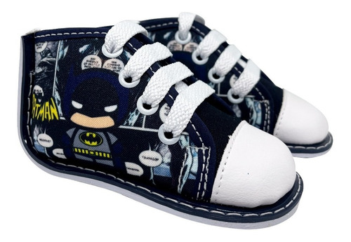 Zapato No Tuerce Tenis Estampado Niño Batman Capitan America