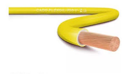 Cabo Flexivel 001.50mm 750v Amarelo 30 Mts Sil