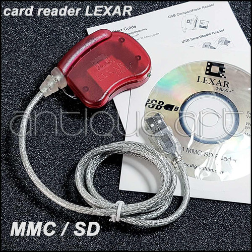 A64 Lector Tarjeta Memoria Sd Mmc Sdhc Lexar Media Usb 2.0 (Usado)