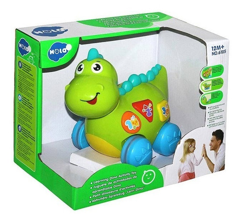 Dino Para Aprender Luz Sonido Hola 6105 Didactico Full Edu