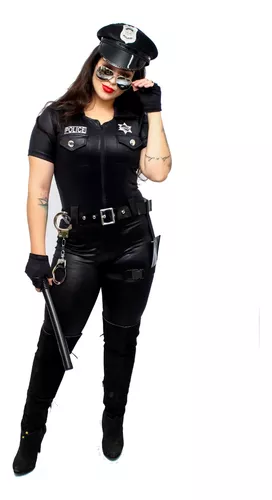 Fantasia Feminina Adulta Policial