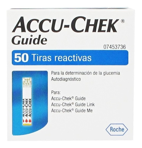 Tiras De Glucómetro Accu-chek Guide 