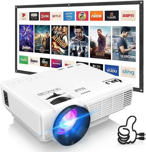 Mini Proyector Drj Professional Full Hd 1080, 7500 Lúmenes