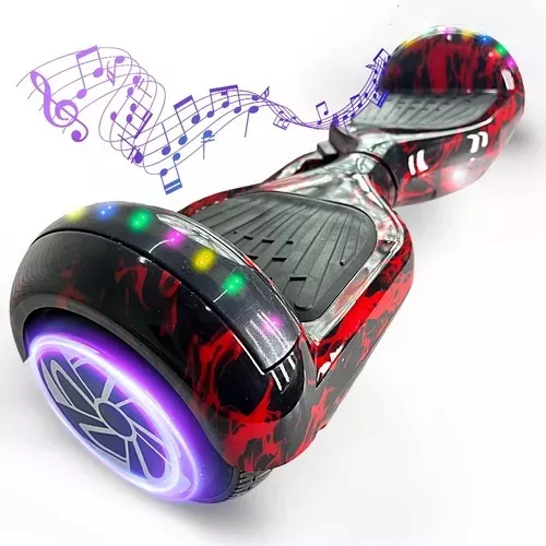 Scooter Eléctrico Smart Balance Wheel con Rueda de 6.5 Bluetooth - Rosa  Camuflado