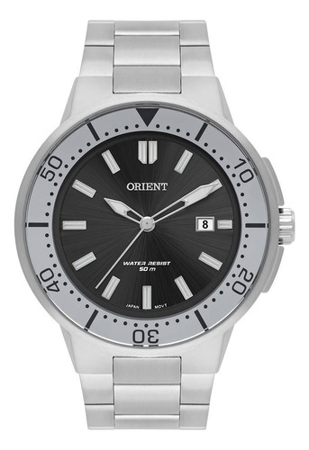 Relógio Orient Masculino Ref: Mbss1465 P1sx Casual Prateado