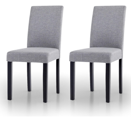 Iululu Dining Set Of 2 Kitchen Upholstered Parsons Accent
