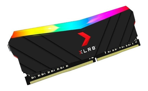 Imagen 2 de 2 de Memoria RAM XLR8 Gaming EPIC-X RGB gamer color negro 16GB 1 PNY MD16GD4320016XRGB