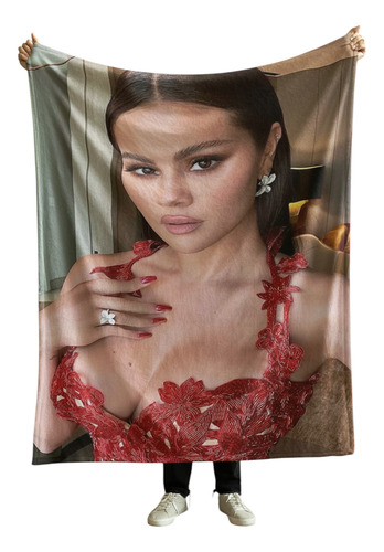 Cobija Frazada Manta Suave Yo Soy La Loca De Los Perros Selena Gomez Frazada Ligera 110x160cm
