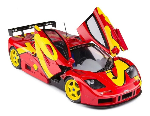 Mclaren F1 Gtr Short Tail 1996 Escala 1:18 Solido Color Rojo
