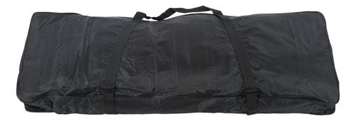 Funda Para Teclado, 76 Teclas, Tela Oxford, Color Negro, S