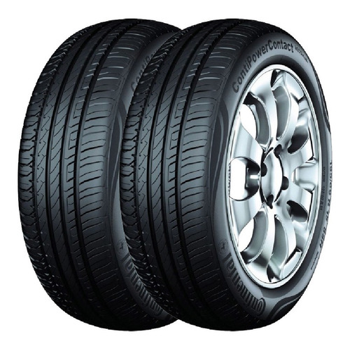 Combo X2 Neumaticos Continental 195/60r15 Powcont 88h ,