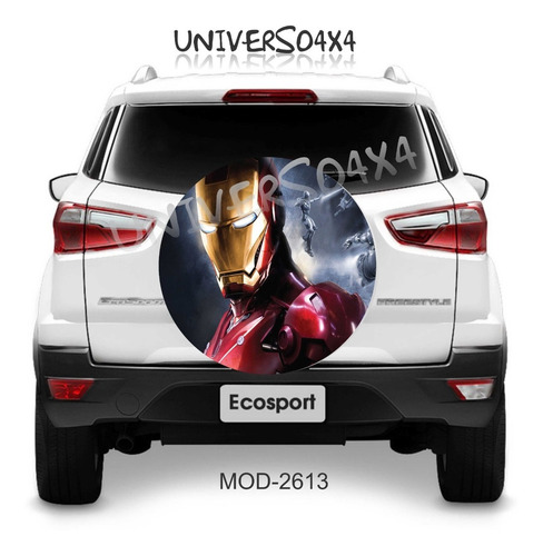 Imagem 4 de 7 de Capa Estepe Ecosport Crossfox Homem De Ferro Avengers M-2613