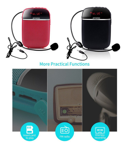 Aporo - Amplificador De Voz For Profesores Con Micrófono