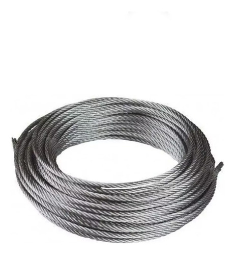 Cable De Acero De 5mm Para Tensor De Escalera X50 Metros