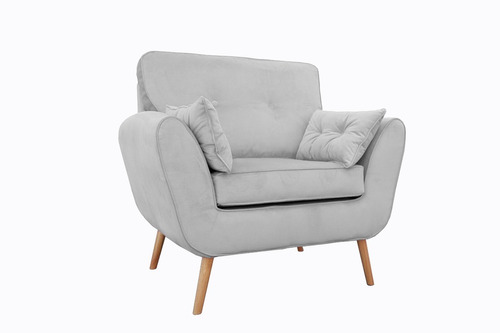 Sillón Malmö Nórdico Escandinavo Chenille Antidesgarros 12c