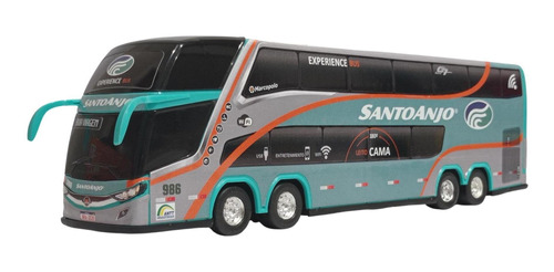 Carrinho Ônibus Santoanjo 2 Andares 30cm