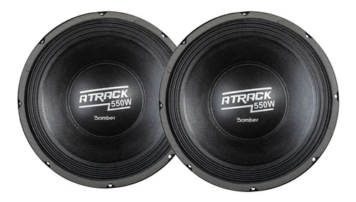 2  Bomber Woofer Atrack 12 Polegadas 550w Rms 4 Ohms