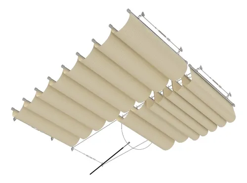 comprar Toldo Retractil Pérgola Patio Terraza Impermeable .92*4.88 M