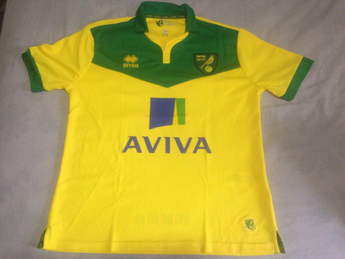 Camisa Errea Norwich City Home 2014-15