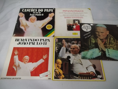 Lp Vinil -  Papa João Paulo Ii - 5 Discos Santidade