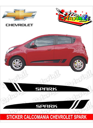 Calcomania Sticker Chevrolet Spark