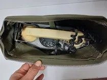 Comprar 7k Antiguo Teléfono De Disco Militar Ejercito Coleccion